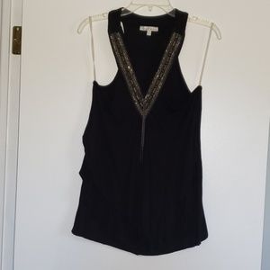 Sleeveless beaded top